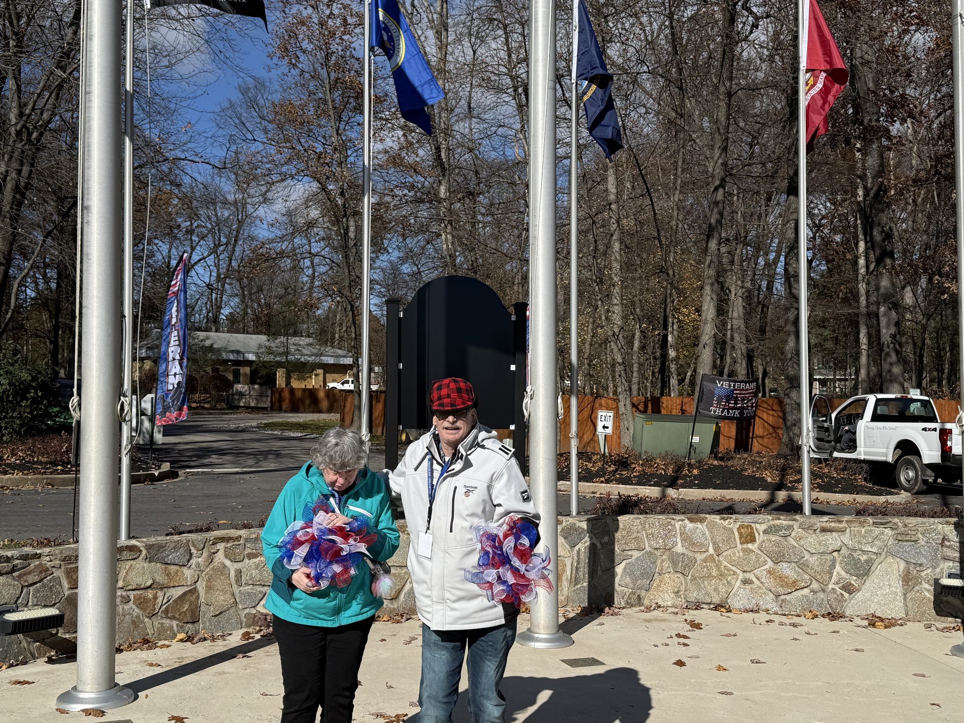 Group outing to the veterans memorial park